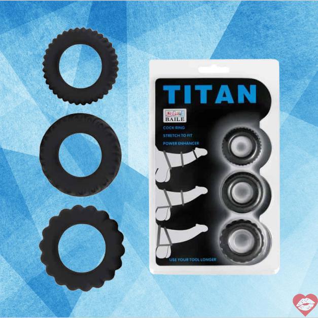  Nhập sỉ Bộ 3 vòng Titan tình yêu đeo dương vật chống xuất tinh sớm chất liệu silicon y tế giá rẻ 